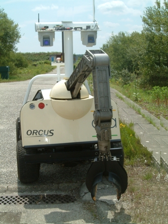 caméra sur robot